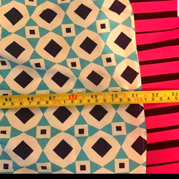 Zara L Blue White Aztec Sleeves Cotton Maxi Dress - Picture 9 of 10